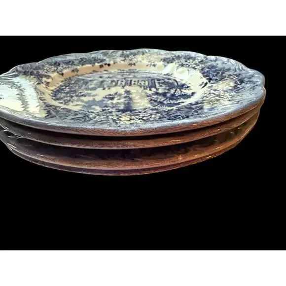 J & G Meakin Romantic England Bread &Butter Plates 7” Penshurst Place GORGEOUS! - Picture 6 of 7